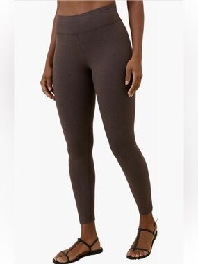 NWOT Pact Organic Cotton On The Go-To Legging in Chocolate Heather